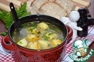 Рецепт: сырно-овощной суп с шариками