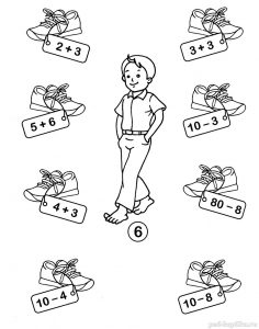 12 - Домашнее задание по математике в картинках для детей 5-7 лет
