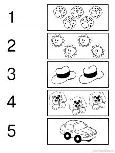 17 - Домашнее задание по математике в картинках для детей 5-7 лет