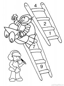 22 - Домашнее задание по математике в картинках для детей 5-7 лет