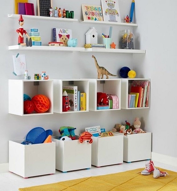 Хранение игрушек: идеи, фото, коробки для игрушек своими ркуами